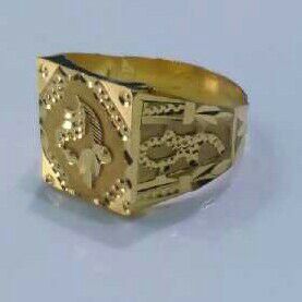 22K / 916 Yellow Gold Designer Ladies Ring