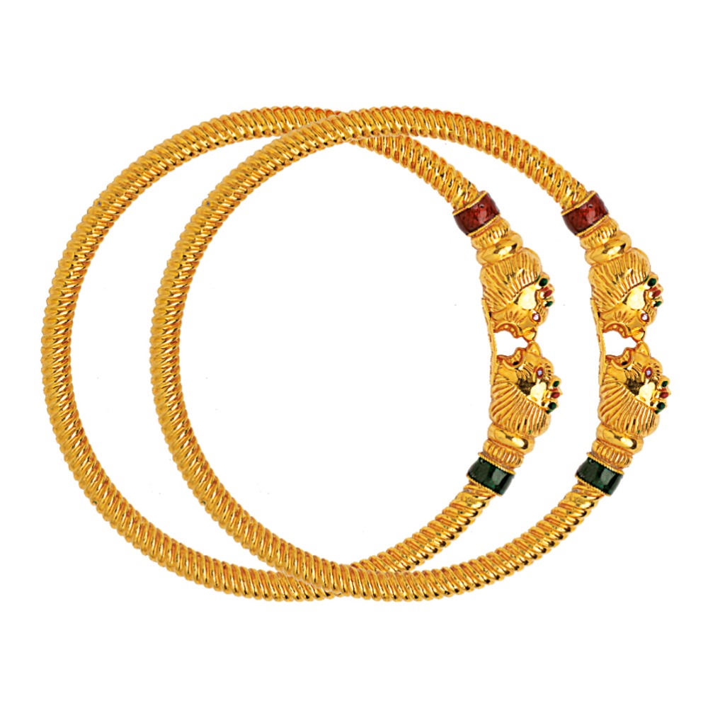 916 Gold Variya Copper Kadli Bangle RJK-004