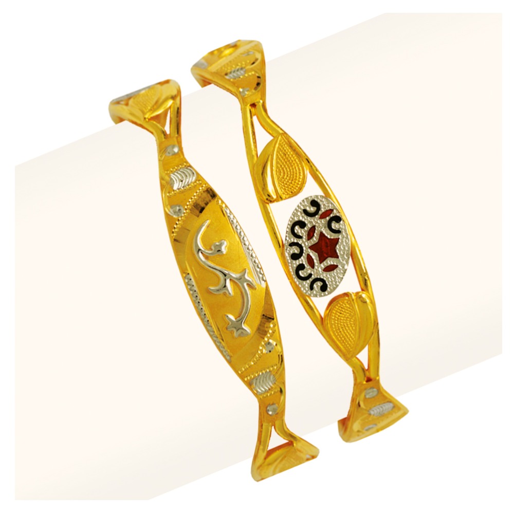 916 Gold Vakiya Copper Kadli RJV-402