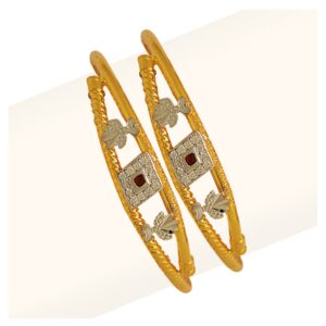 22KT Gold Fancy Copper Bacha Kadli RJB-031