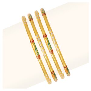 916 Gold Four Pair Copper Kadli RJFP-031