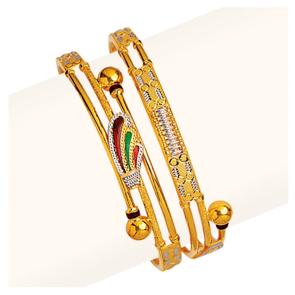 22KT Gold Cross Pipe Copper Kadli RJCP-060
