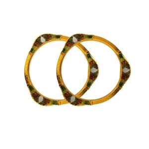 916 Gold Antique Copper Kadli Bangle RJA-007