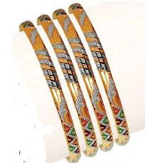 22K / 916 Gold Ladies Attractive Four Pair kadli