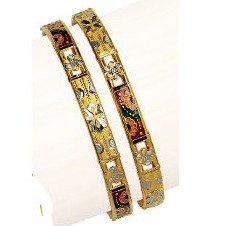 22K Gold Classic Modern Kadli ( Pieces )