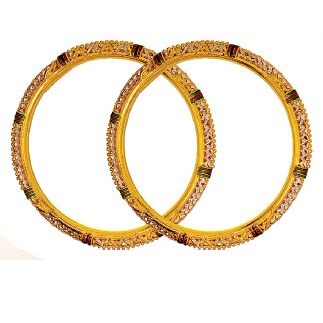 22K / 916 Gold Designer Antique Kadli