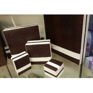 Modern designer paper jewellery box
