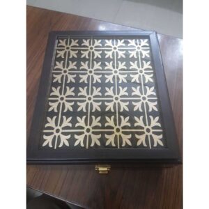 Wooden modern jewellery box