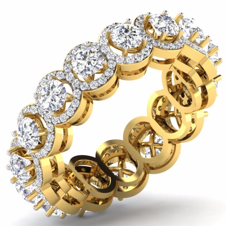 gold diamond rings