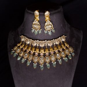 gold layer necklace set