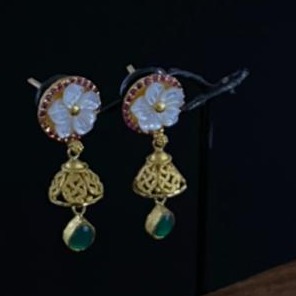 22KT Hallmark Gold Bridal Necklace Set - Image 2