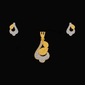 916 Gold Fancy Pendant Set PS-3883