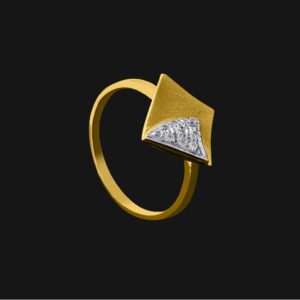 22KT Gold CZ Ladies Ring LR-4021