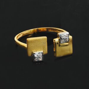 22KT Gold CZ Ladies Ring LR-3992