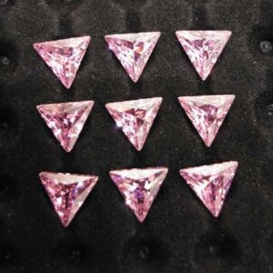 CZ Triangle Handmade Stone