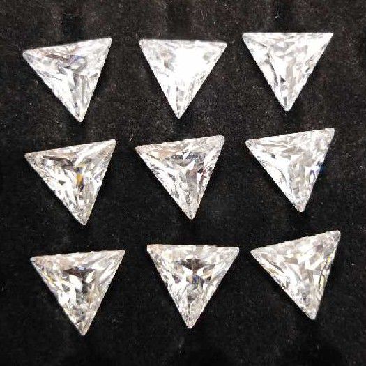 CZ Triangle Handmade Stone - Image 2