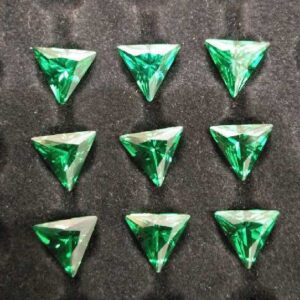 CZ Triangle Handmade Stone