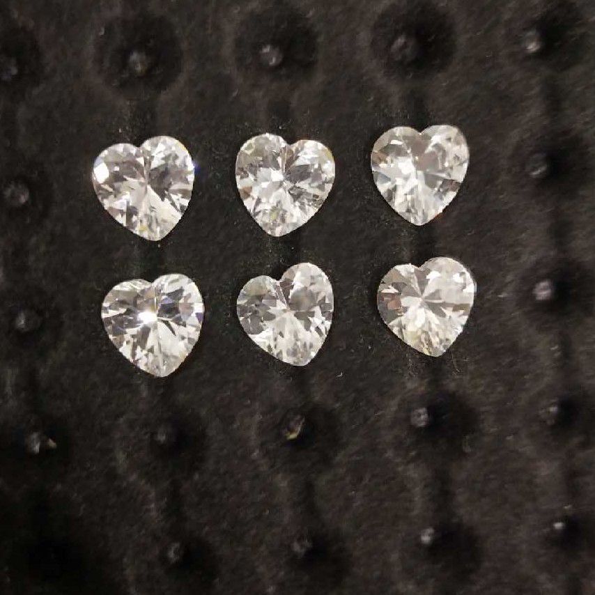 CZ Heart Colorful stones - Image 4