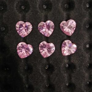 CZ Heart Colorful stones