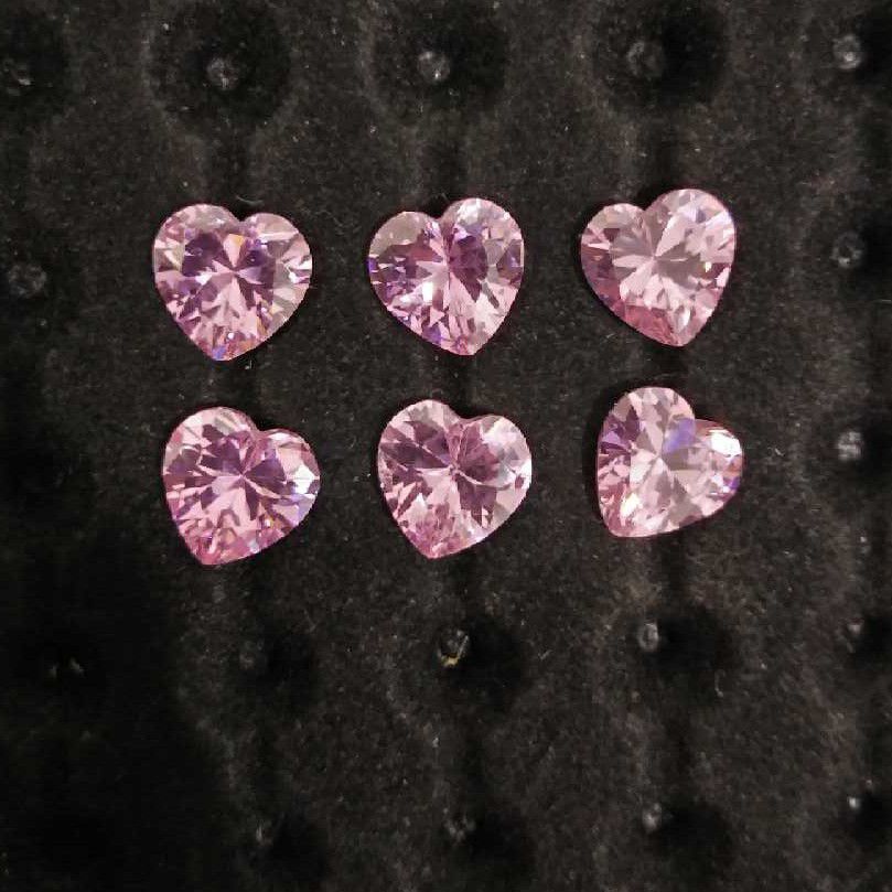 CZ Heart Colorful stones - Image 3