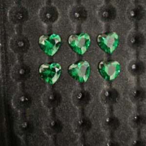 CZ Heart Colorful stones