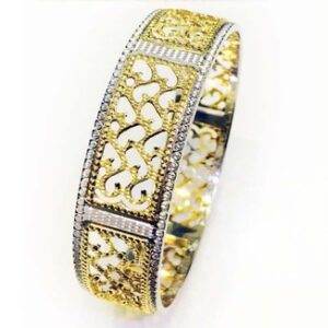 22KT / 916 Fusion Ladies CNC Ganga Jamuna Bangles