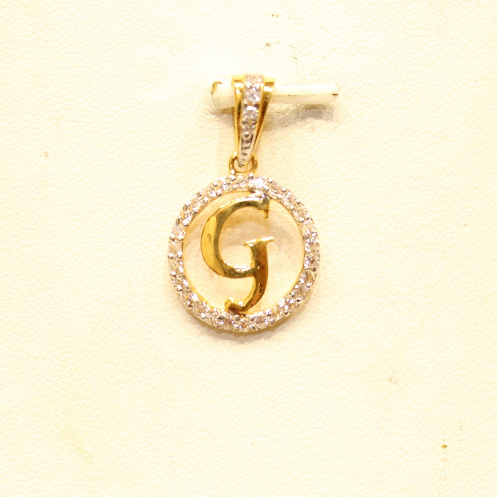 22KT Yellow Gold Attractive Alphabet 'G' Pendant