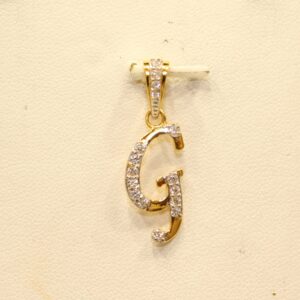 22KT Yellow Gold Attractive Letters 'G' Pendant