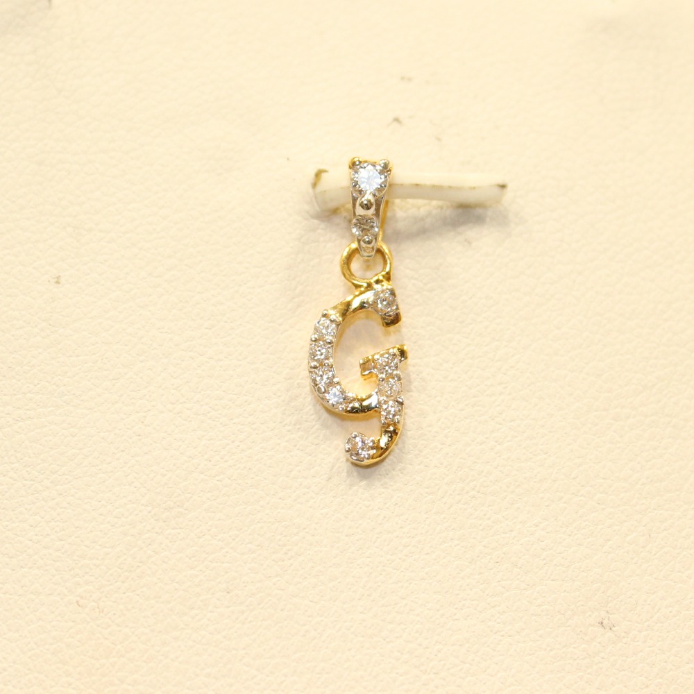 22KT Yellow Gold Attractive Letters 'G' Pendant