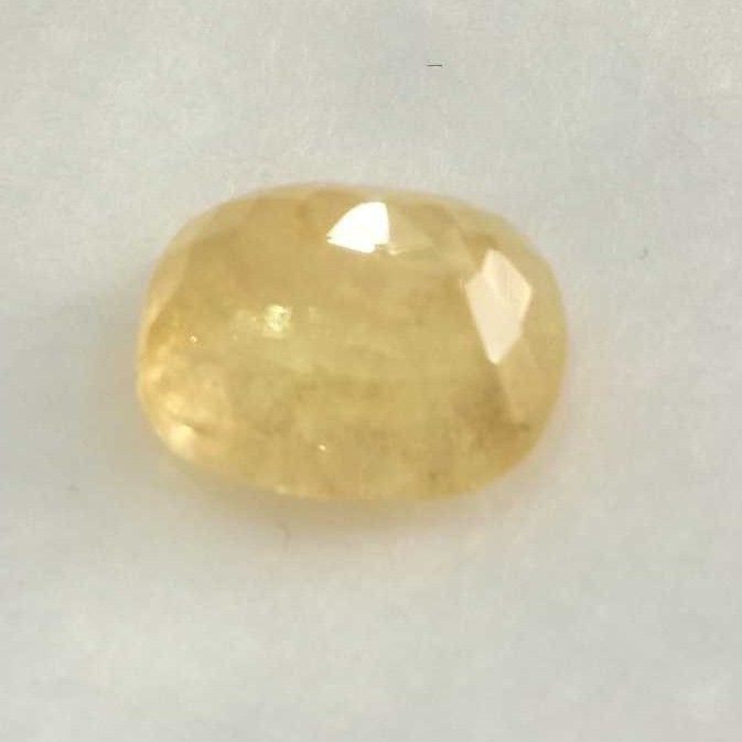 6.88ct cushion yellow yellow-sapphire-pukhraj - Image 2