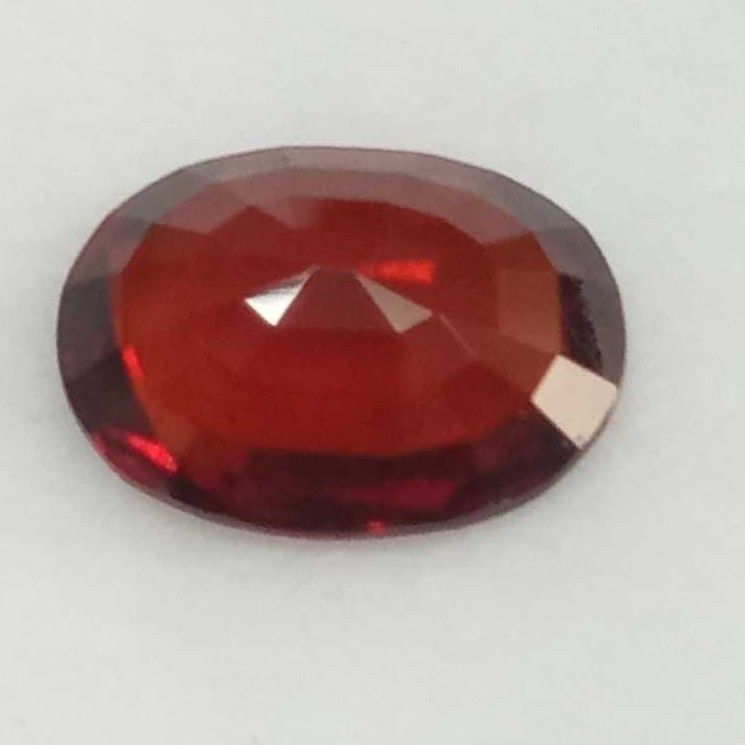 6.36ct oval brown hessonite-gomed - Image 2