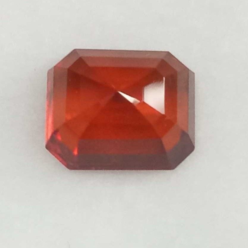6.19ct rectangle brown hessonite-gomed - Image 2