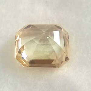 4.44ct rectangle  yellow-sapphire-pukhraj