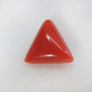 4.10ct triangle natural red-coral (mungaa) KBG-C027