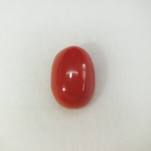 5.21ct (5.72 ratti) oval natural red-coral (mungaa) KBG-C018