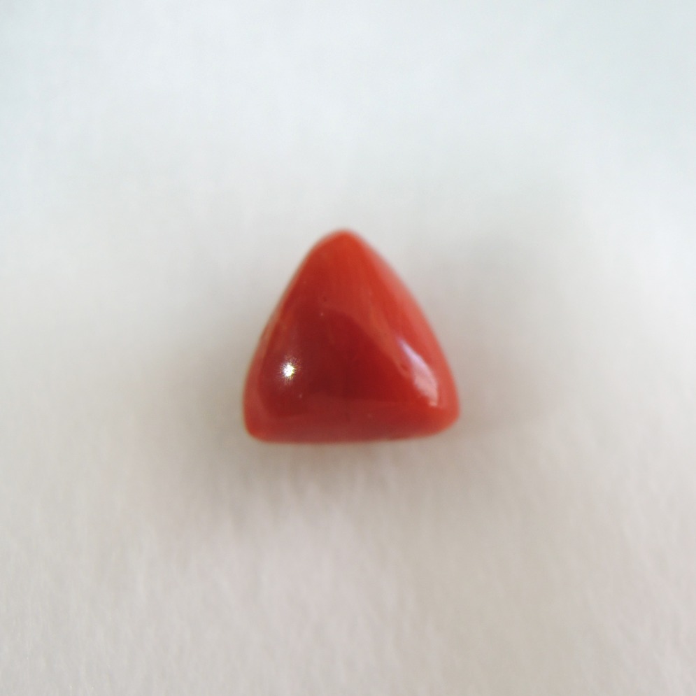 3.01ct triangle natural red-coral (mungaa) KBG-C009