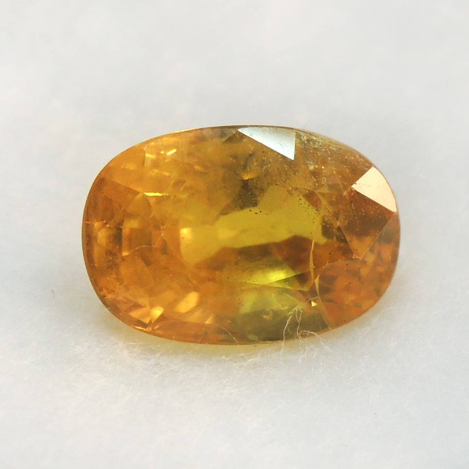 4.80ct (5.27 ratti) oval natural yellow-sapphire (pukhraj) KBG-S13