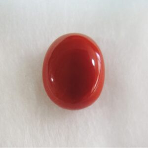 3.61ct (3.96 ratti) oval natural red-coral (mungaa) KBG-C003