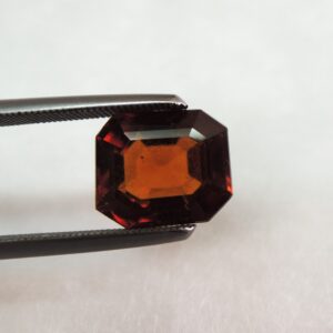 3.62ct rectangle natural hessonite-gomed KBG-G002