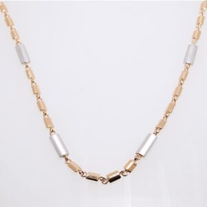 Rose Gold Hollow Chain for Men