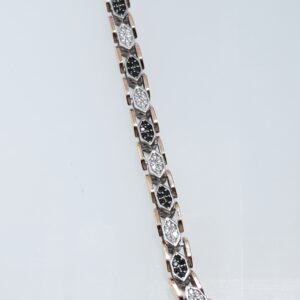 Italian stone studded gents chain