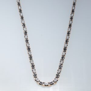 Italian stone studded gents chain