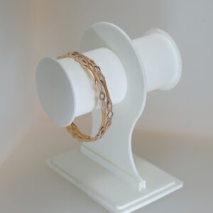 18K rose gold Bangles