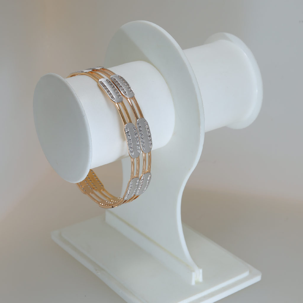 18kt rose gold bangles