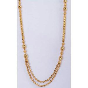 22K / 916 Gold Ladies 2 Line Stylish Chain