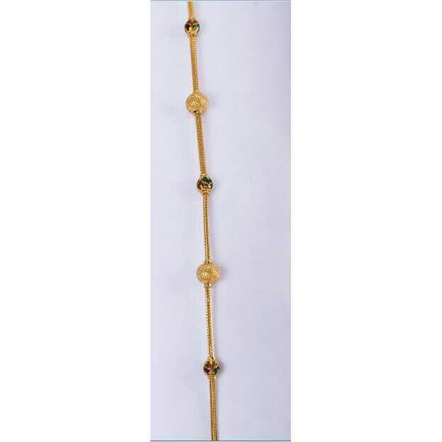 916 Gold Ladies Yellow Handmade Chain