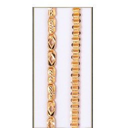 22KT Gold Ladies Fancy Handmade Chain Yellow