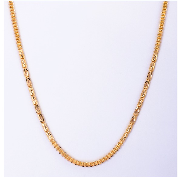 22KT Gold Ladies Fancy Handmade Chain Yellow