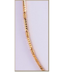 22KT Gold Ladies Handmade Chain Yellow