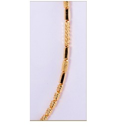 22K Gold ladies Fancy Handmade Chain Yellow